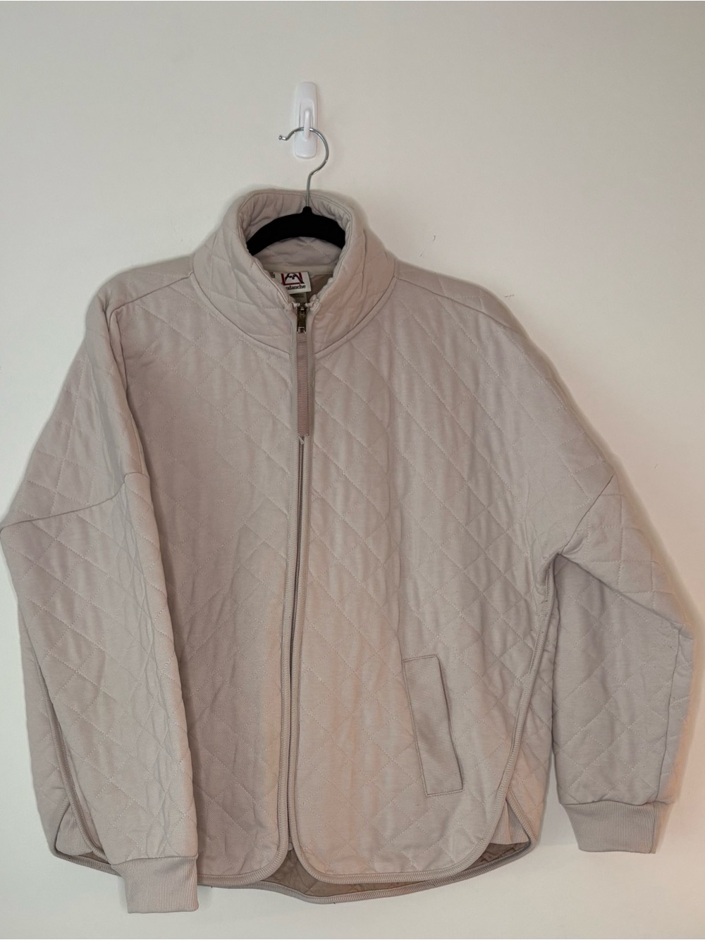 Avalanche Women's Pinnacle Quilted Full Zip Jacket Cream XL